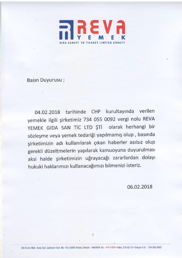 CHP'lileri Reva Yemek mi zehirledi?